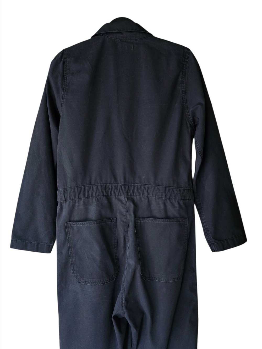 Levi's Iconic Jumpsuit Black Meteorite 100% Cotton Size Medium Utility Workwear - Picture 5 of 12